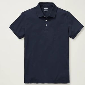 Bonobos Men Stretch Pique Slim Fit Polo Shirt - Heather Navy L